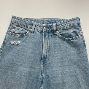 H&M high rise, straight leg jeans, size 4